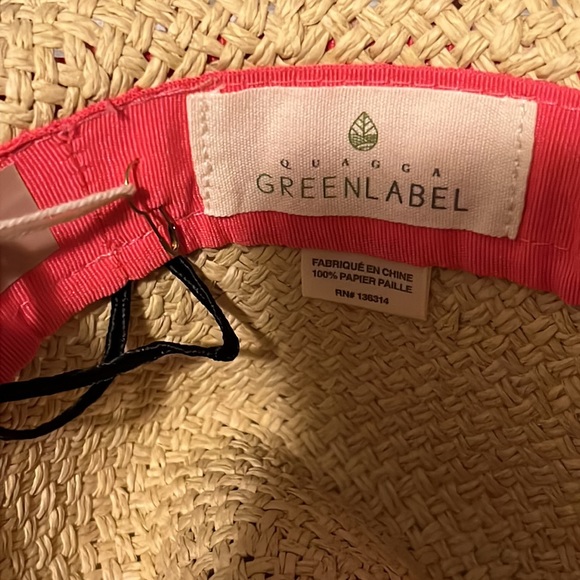 2/$44 - QUAGGA Green Label Fedora Straw Sun Hat w/Pom Trim main image 5